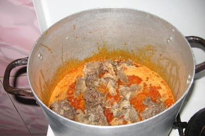 Adding cooked bones to milk and stew combo